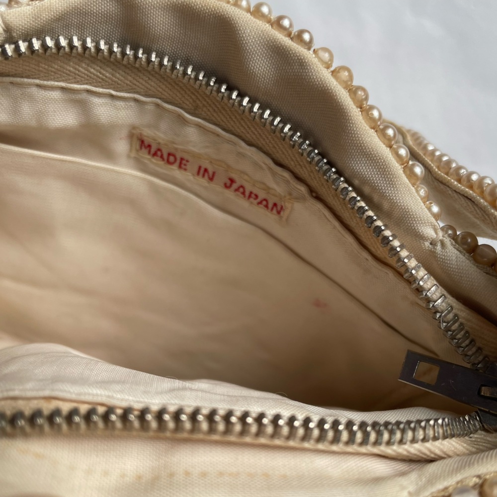 Vintage Beaded Mini Zippered Hand Bag - Picture 4 of 9